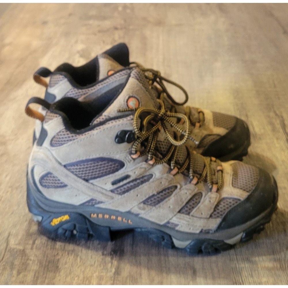 Merrell Moab 3 Mid Waterproof Hiking Boots Mens 9.5 Earth Brown J598373